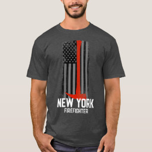 New York Fire Police Department Firefighters T-Shirt