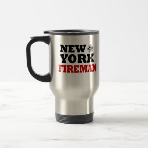 New York Fireman Travel Mug