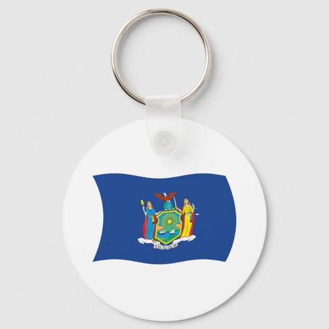 New York Flag Keychain (Front)