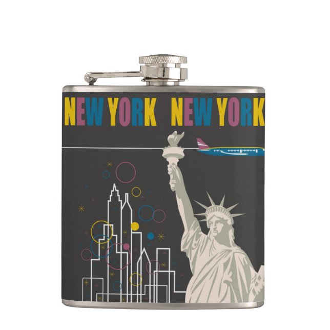 New York Flask (Front)