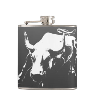 New York Flasks NYC Souvenir Bull Statue Flask