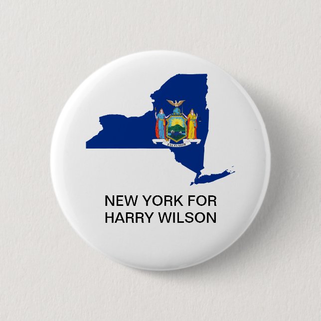 NEW YORK FOR Harry Wilson GOVERNOR BUTTON (Front)