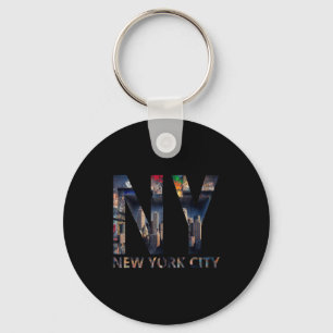 New York For Men Women Ny City Vintage Srt Urban N Key Ring
