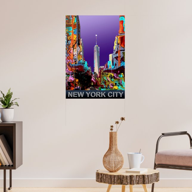 New York freedom tower Poster (Living Room 3)