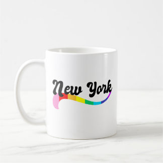 New York Gay Pride Rainbow Queer Proud NY LGB love Coffee Mug