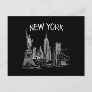 New York Gifts for Men Women NY City Vintage Urban Enclosure Card