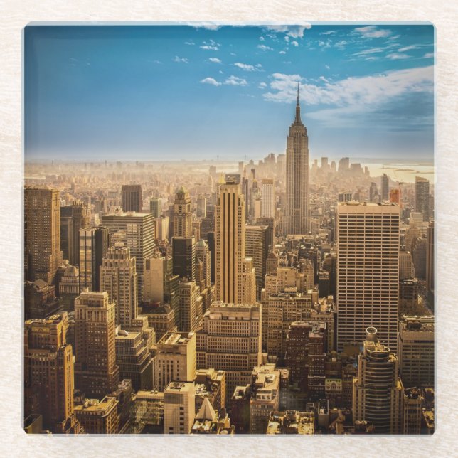 New York Glass Coaster (Front)