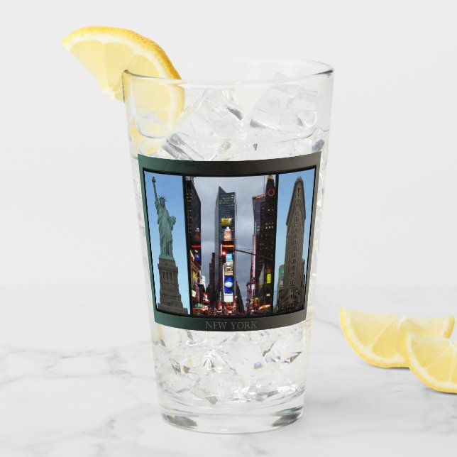 New York Glasses Personalised New York Souvenirs (Front Ice)