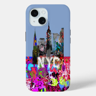 New York graffiti iPhone 15 Case