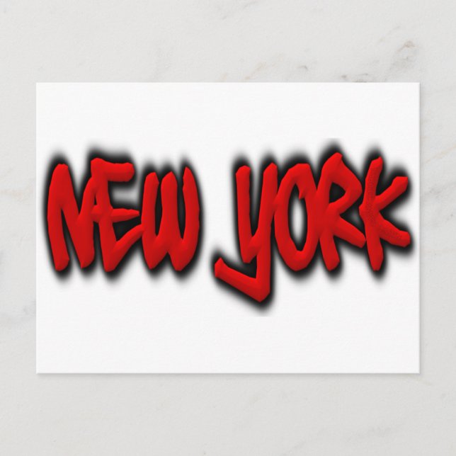 New York Graffiti Postcard (Front)