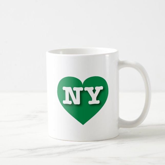 New York Green Heart - I love NY Coffee Mug (Right)