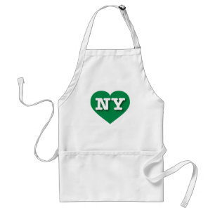 New York Green Heart - I love NY Standard Apron