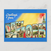 New York Greetings Postcard