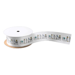 New York Hanukkah NYC Happy Chanukah Holiday Satin Ribbon