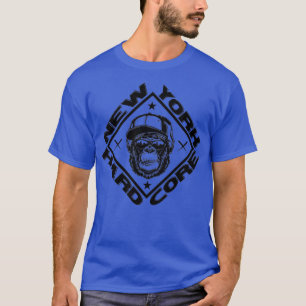 NEW YORK HARDCORE MONKEY is Worldwide NYHC Punks N T-Shirt