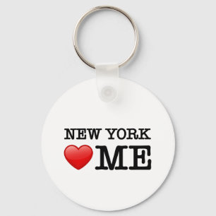 New York Heart ME Key Ring