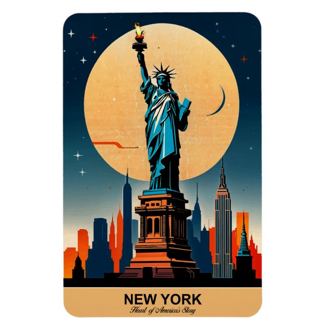 New York: Heart of America’s Story Flexible Magnet (Vertical)