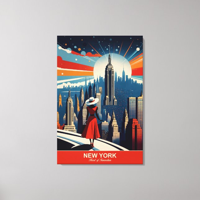 New York: Heart of Innovation Canvas Print (Front)