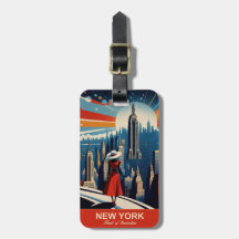 New York: Heart of Innovation Luggage Tag