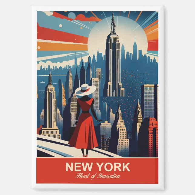 New York: Heart of Innovation Magnet (Front)