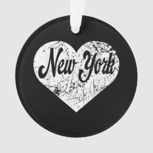 New York Heart Ornament