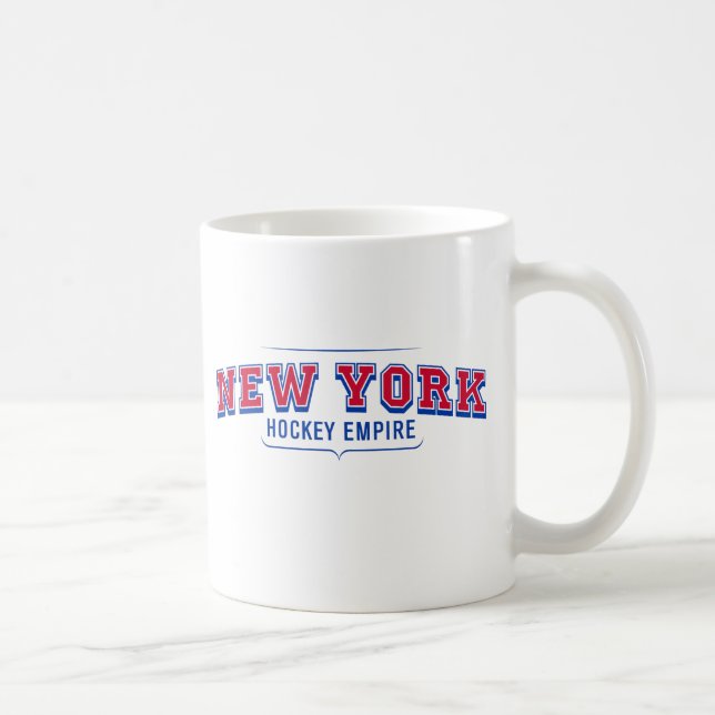 New York Hockey Empire White Mug (Right)