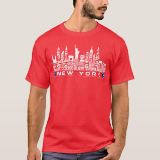 New York Hockey Team All Time Legends New York Cit T-Shirt