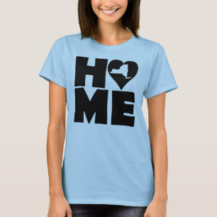 New York Home Heart State Tees T-Shirt