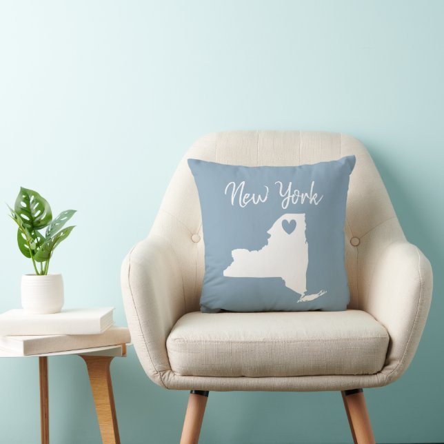 New York  Home State Map Decoration  Cushion (Chair)