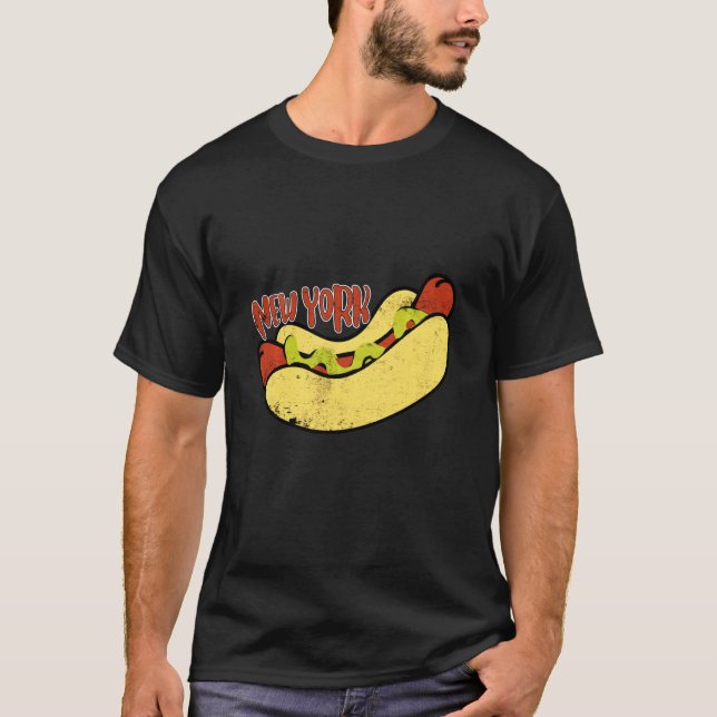New York Hotdog T-Shirt (Front)