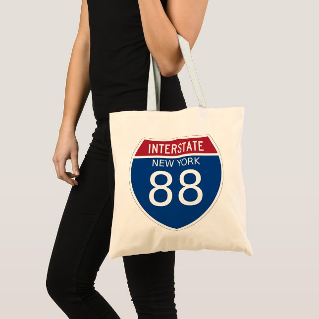New York – I-88 Interstate Sign Tote Bag (Front (Product))