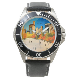 New York Ice rink Central Park   Watch