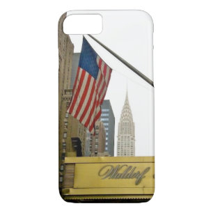 New York icons - Waldorf and Chrysler Building Case-Mate iPhone Case