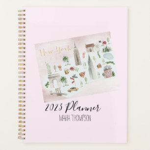 New York Illustrated Watercolor Planner