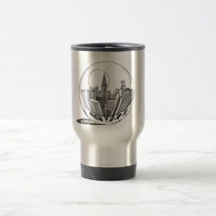 New York in a glass ball Travel Mug