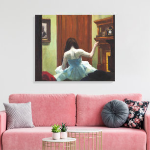 New York Interior Edward Hopper Canvas Print