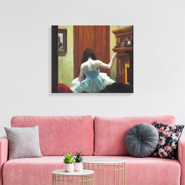 New York Interior | Edward Hopper | Canvas Print (Insitu(LivingRoom))