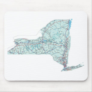New York Interstate Map Mousepad