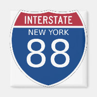 New York Interstate Sign