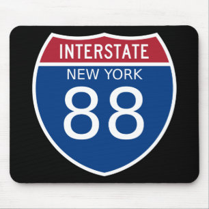 New York Interstate Sign Mouse Pad