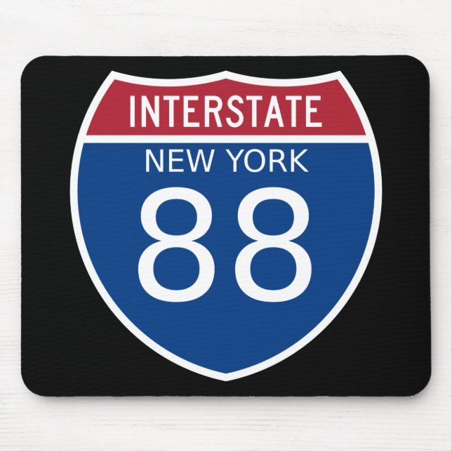 New York Interstate Sign Mouse Pad (Front)
