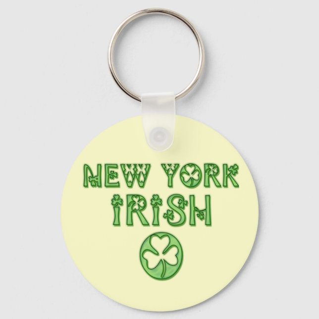 New York Irish Key Ring (Front)