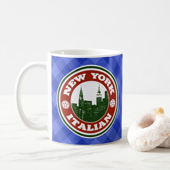 New York Italian American Mug (With Donut)
