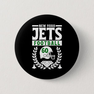New York Jets 1960 American Edition 6 Cm Round Badge