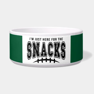 New York Jets Football Here For The Snacks Pet