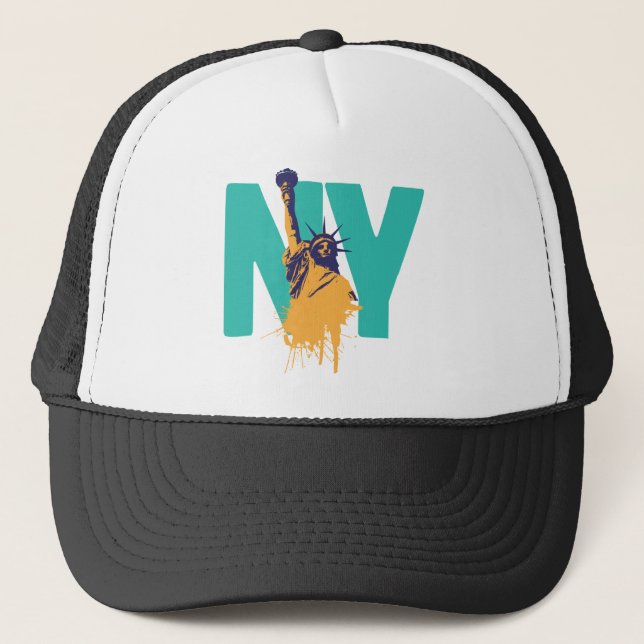 New York Lady Liberty Trucker Hat (Front)