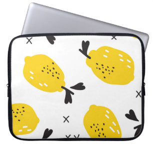 New York Lemons: Vintage Cut-Outs Laptop Sleeve