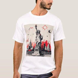 New York Liberty Statue Mens T-Shirt