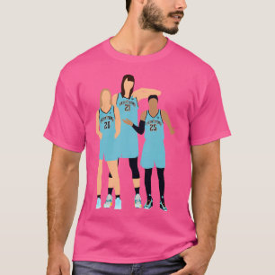 New York Liberty Wnba Sabrina Ionescu Han Xu Asia T-Shirt