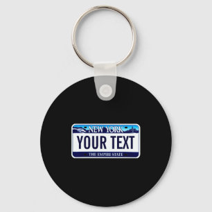 New York License Plate _1 Key Ring